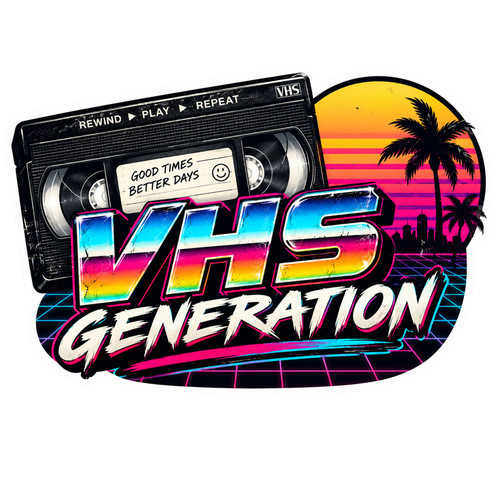 Vhs generation 80er jahre - vhs,